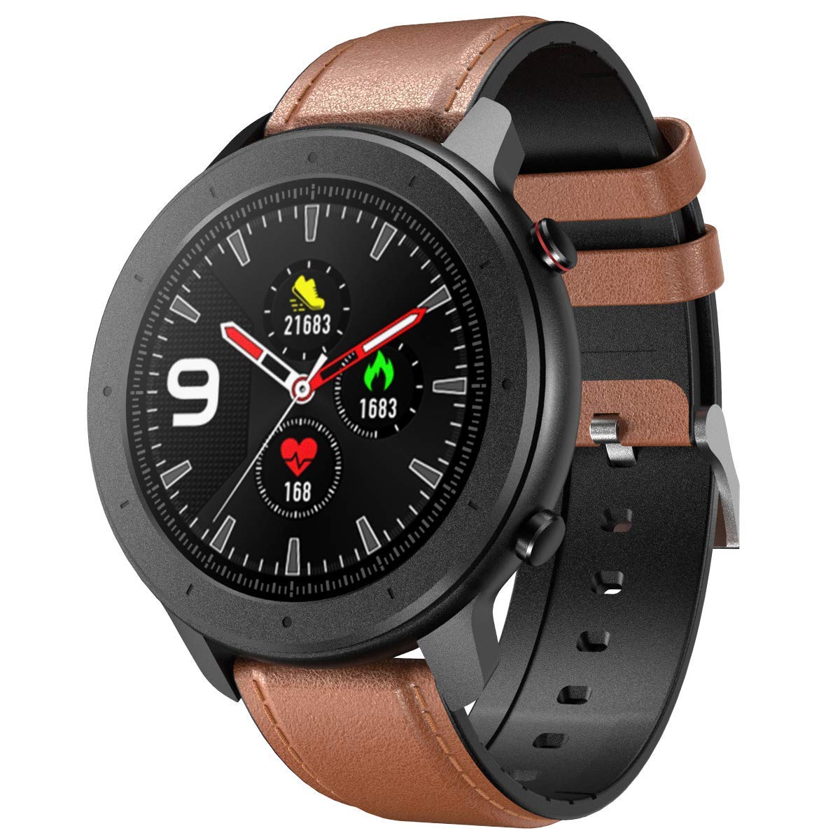 Smart Watch for Android and iOS Phone Smartwatch IP68 Waterproof,Buletooth5.0 Fitness Activity Tracker with Heart Rate Blood Pressure Oxygen SpO2 Monitor Step Sleep Tracker Message Reminder,Men Women