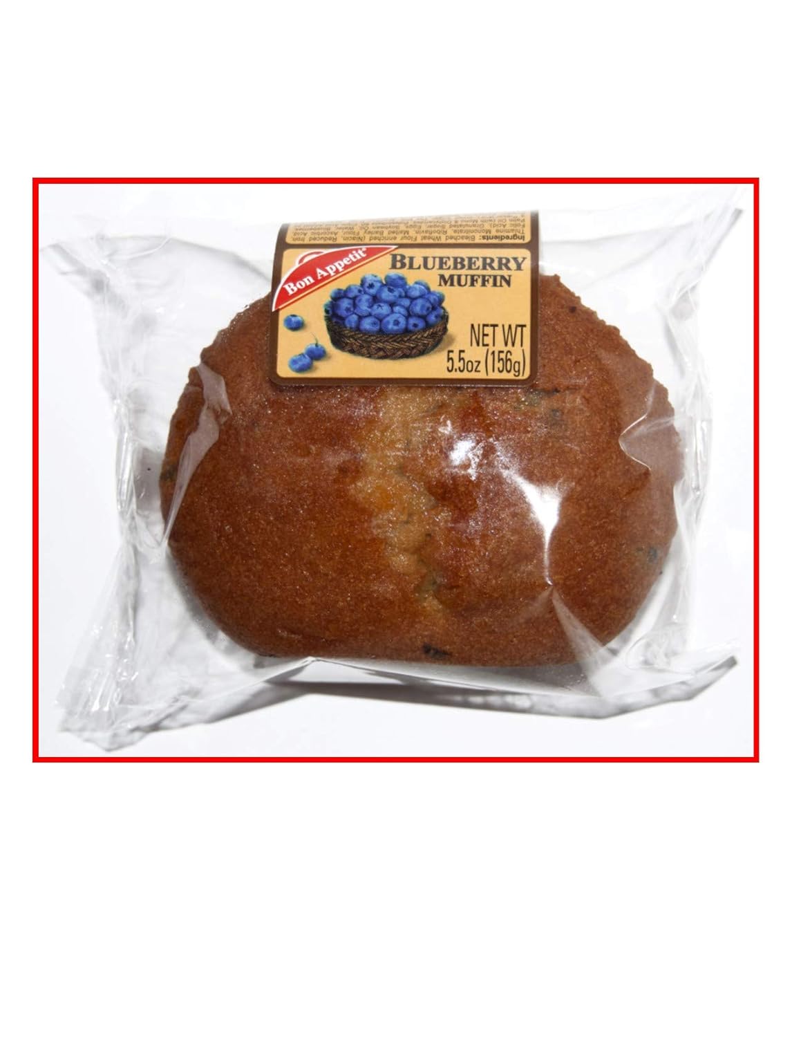 Bon Appetit Blueberry Muffin, 5.5 Ounce (Pack of 8)