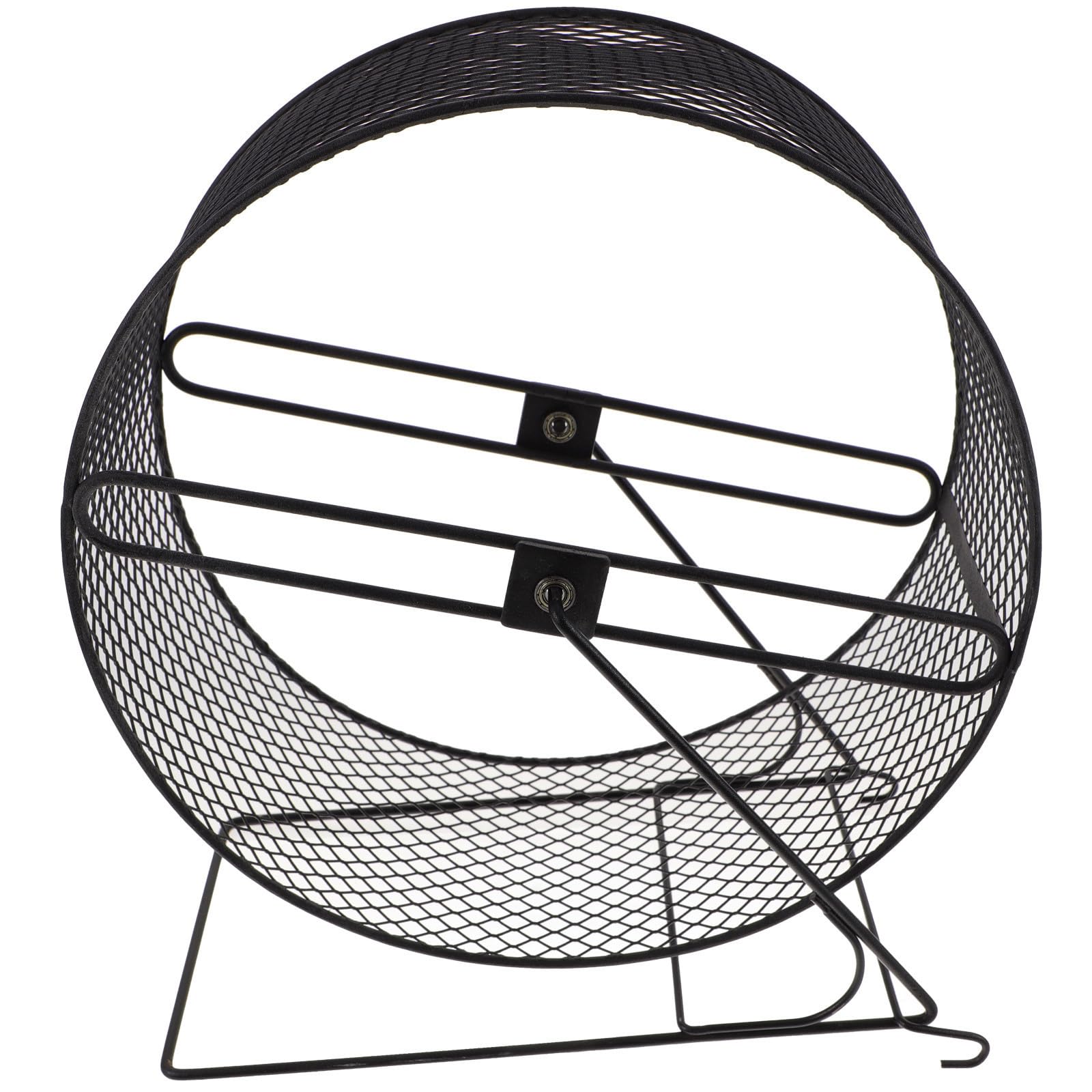 Roue de Hamster Silencieuse pour Exercice, Jouet Noir en Fer