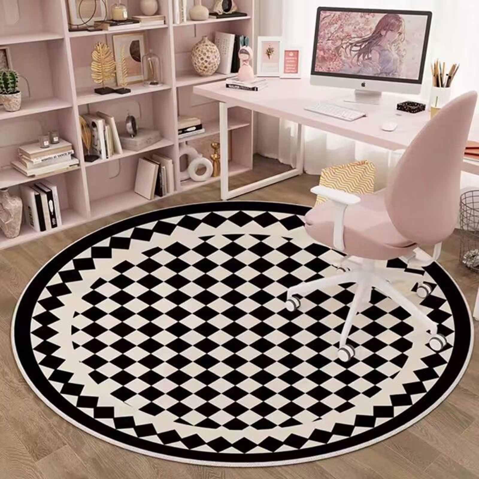 Alfombras para sala de estar con diseño geométrico selecto de 80cm de ancho