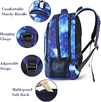 Vista 5 de MATEIN - Mochila escolar unisex, antirrobo, para universidad o escuela, compartimento para laptop, puerto de carga USB, resistente al agua, delgada