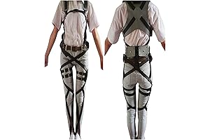 Attack on Titan Mikasa Ackerman 3D Maneuver Gear Harness Belt Cosplay Costume Kit