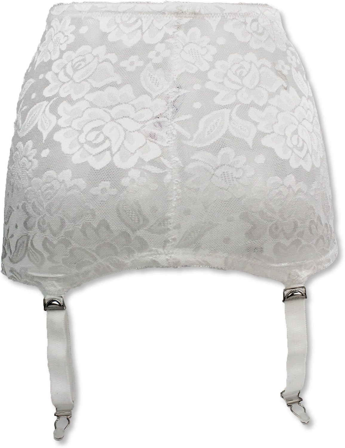 TVRtyle Black/White Vintage 4 Wide Strap Metal Clip Sexy Women's Garter Belts for Stockings - Image 7