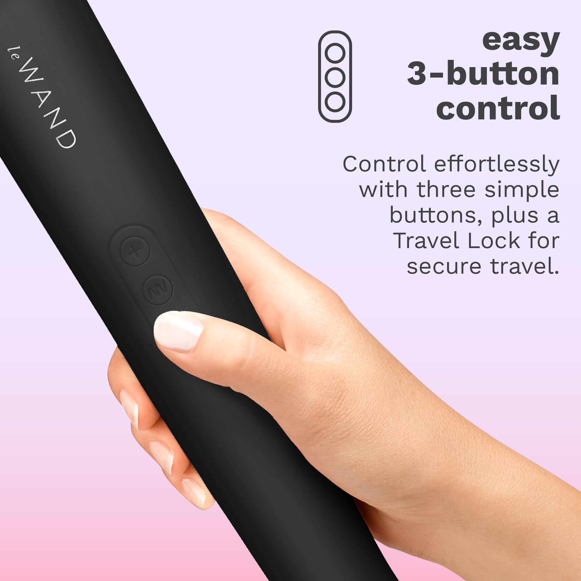 Le Wand - Rechargeable Massager Black