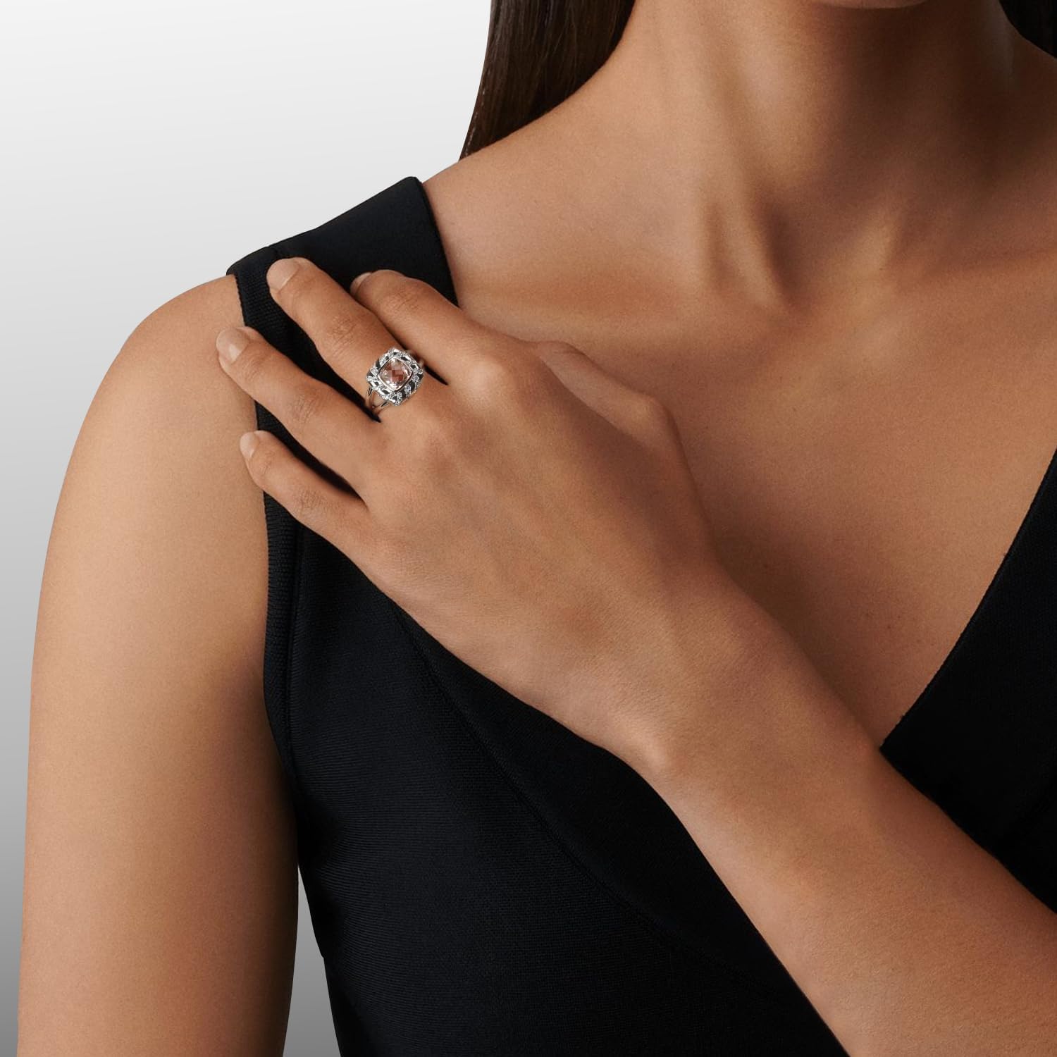 18K Gold Plated Statement Cubic Zirconia Ring Designer Jewelry Twisted Cable Wire Rings for Women Gift