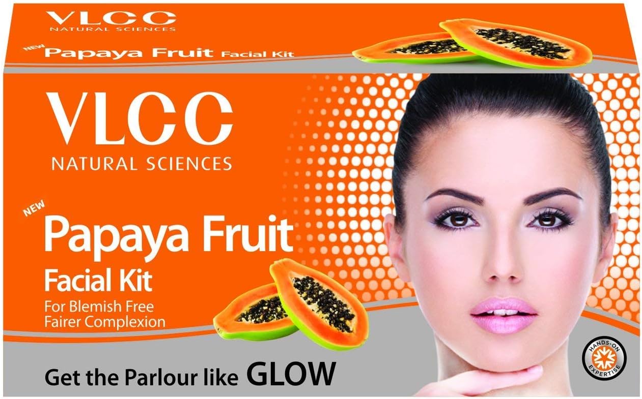 Vlcc Herbal Papaya Fruit Single Facial Kit 50 Gram by VLCC Natural Sciences