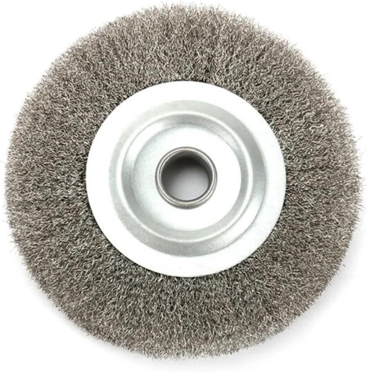 SBTRKT 1pc 5-inch 125 Mm Crimped Stainless Steel Wire Wheel Brush for Polishing Abrasives in A Bench Grinder