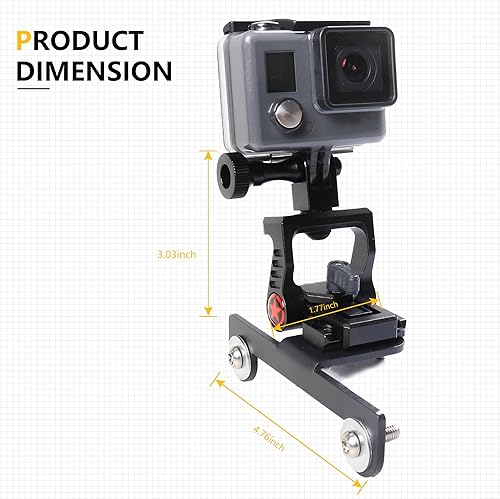 Miniatura 8 de Soporte de montaje de cámara de acción GoPro para Ford Bronco 2021 2022 2023 2024 2025 Accesorios exteriores de 24 puertas, capó, mira de sendero,