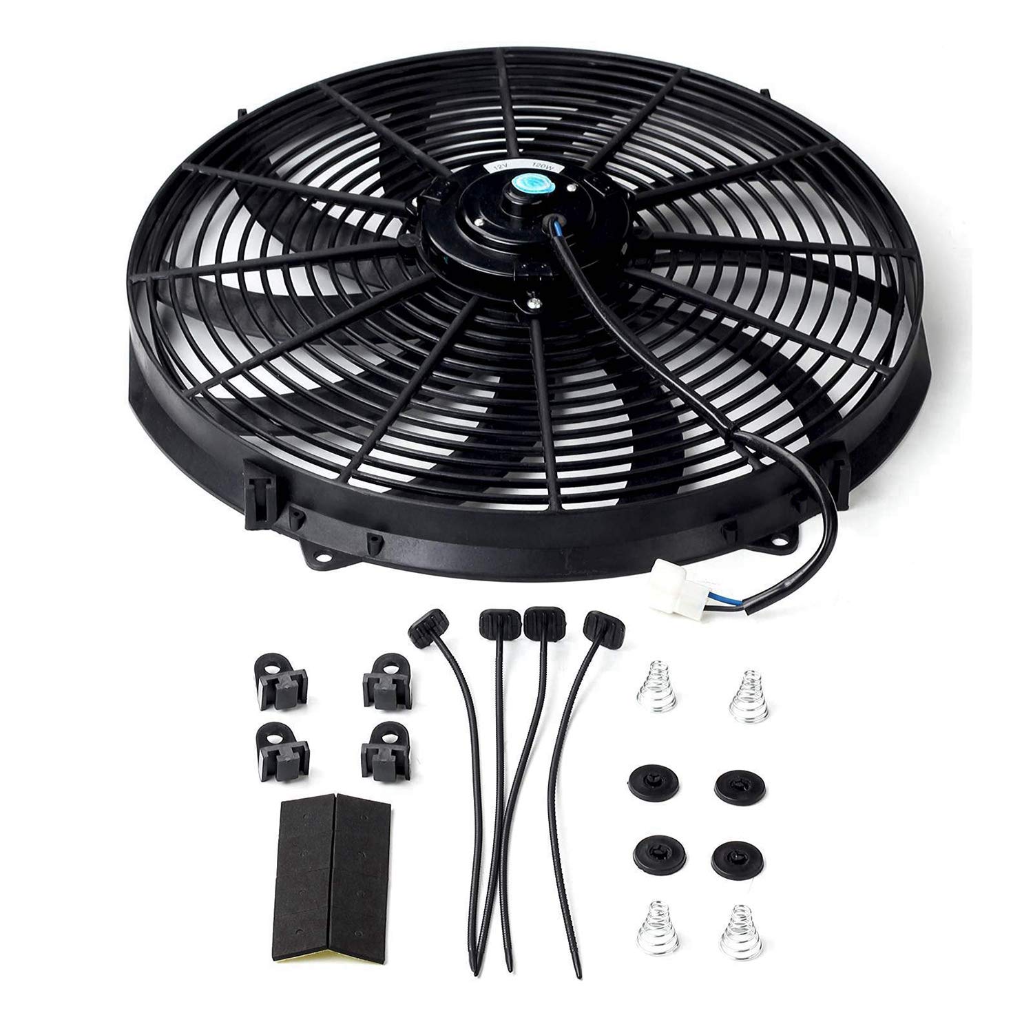 Snapklik.com : Gooeap 16 Inch Slim Fan Push Pull Electric Radiator ...