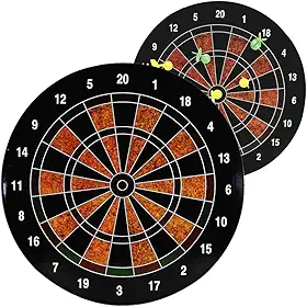 Jogo de DARDOS PROFISSIONAL Magnéticos Tabuleiro de Parede 40x40cm 6 Dardos com Imã