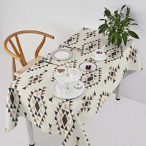 Miniatura 43 de Mantel floral retro de los años 70, decoración de fiesta de cumpleaños, mantel de plástico lavable para comedor, cocina, decoración de fiesta de