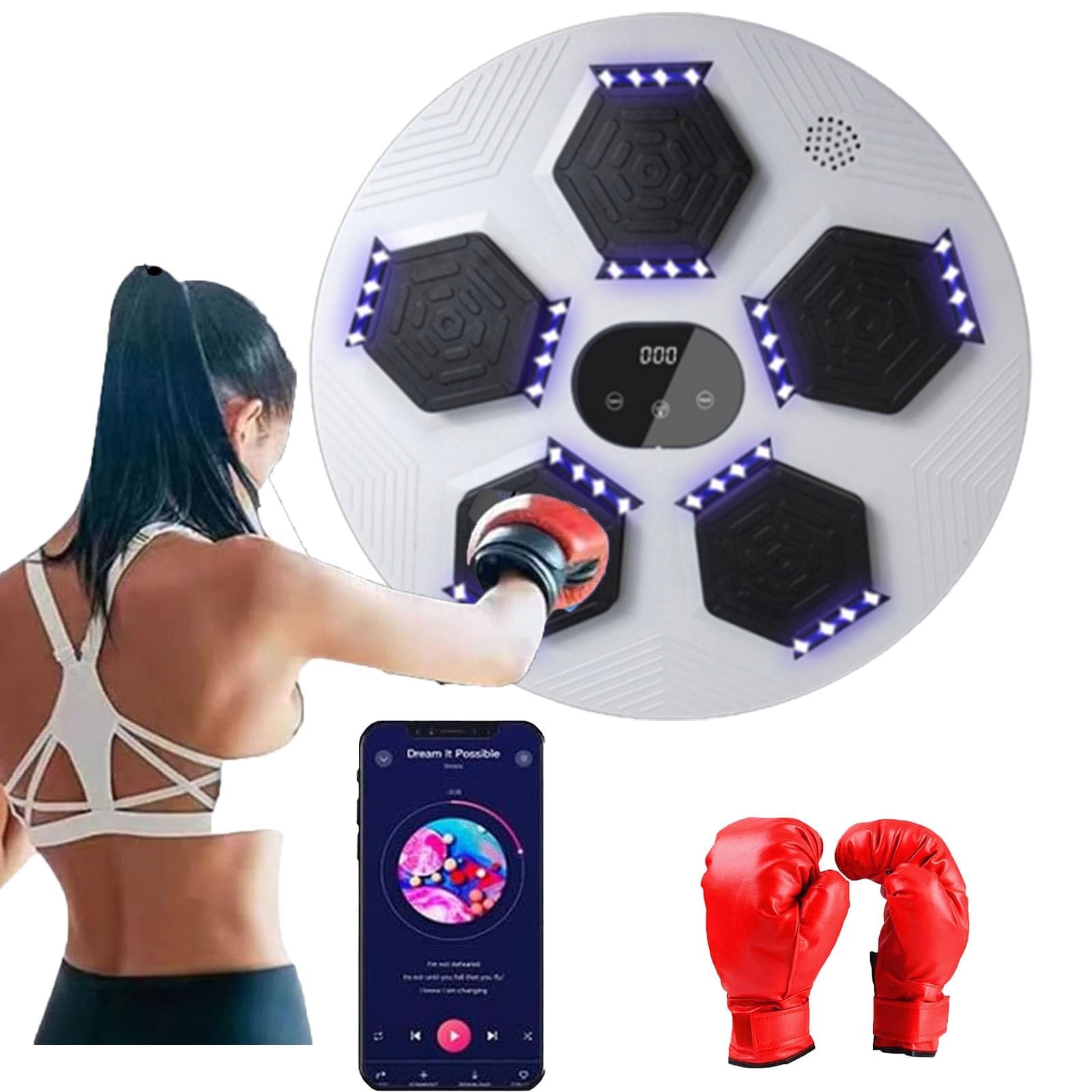 Machine de boxe murale enfant le cadeau idéal pour Noël et anniversaires - 8
