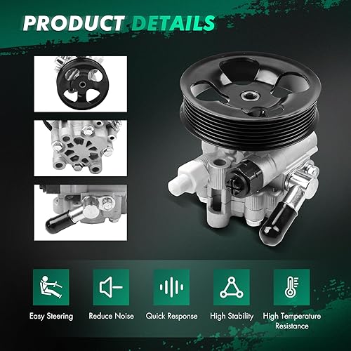 Miniatura 334 de SCITOO Bomba de dirección asistida compatible para 2005 para Saab 9-2X 2.0L, 2006 para Saab 9-2X 2.5L, 2004-2005 para Subaru Impreza 2.0L, 21-5396