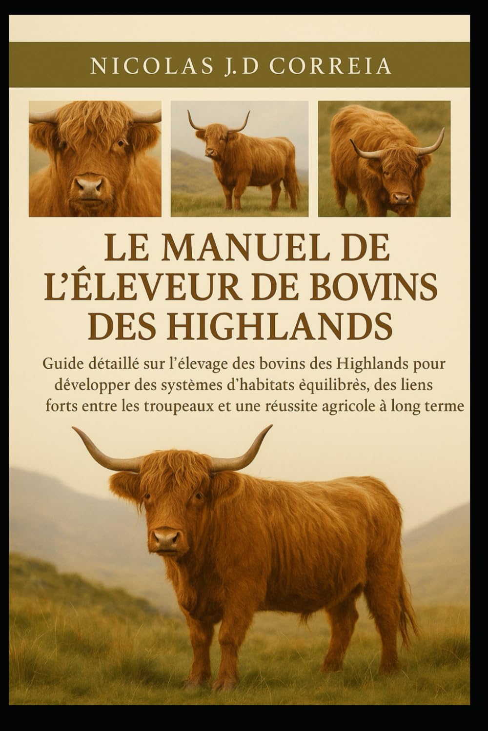 LE MANUEL DE L'ÉLEVEUR DE BOVINS DES HIGHLANDS: Guide détaillé sur l'élevage des bovins des Highlands pour développer des systèmes d'habitats ... et ... et une réussite agricole à long terme