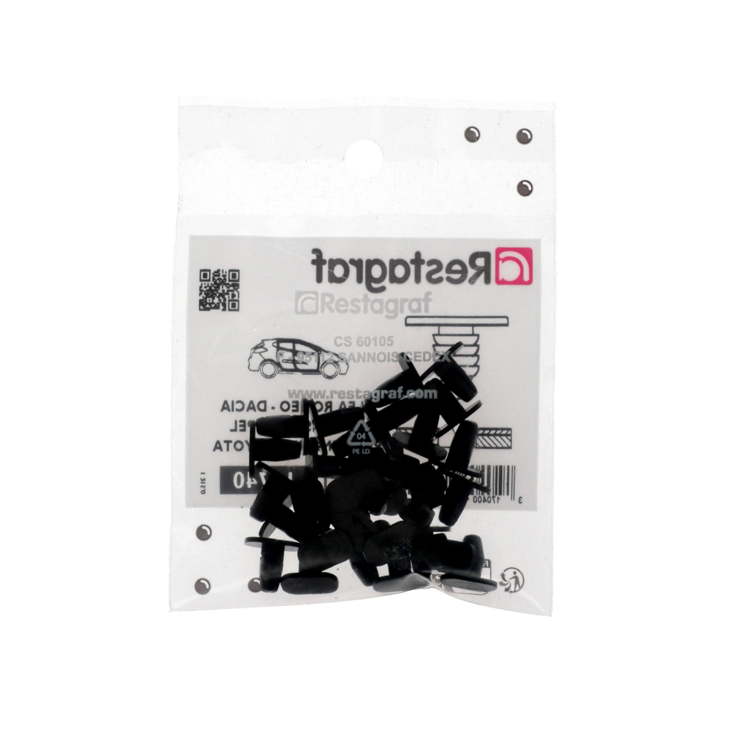 50 Agrafes De Fixation Pour Garnitures Intérieures & Portes - Compatible Citroën, Peugeot, Fiat, Lancia
