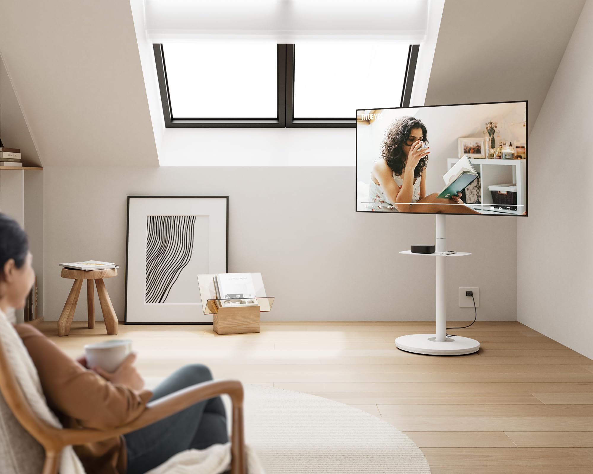 FITUEYES Plaque d'étagère en Métal Capacité de Charge 10kg Convient aux Séries Master 2nd FT48