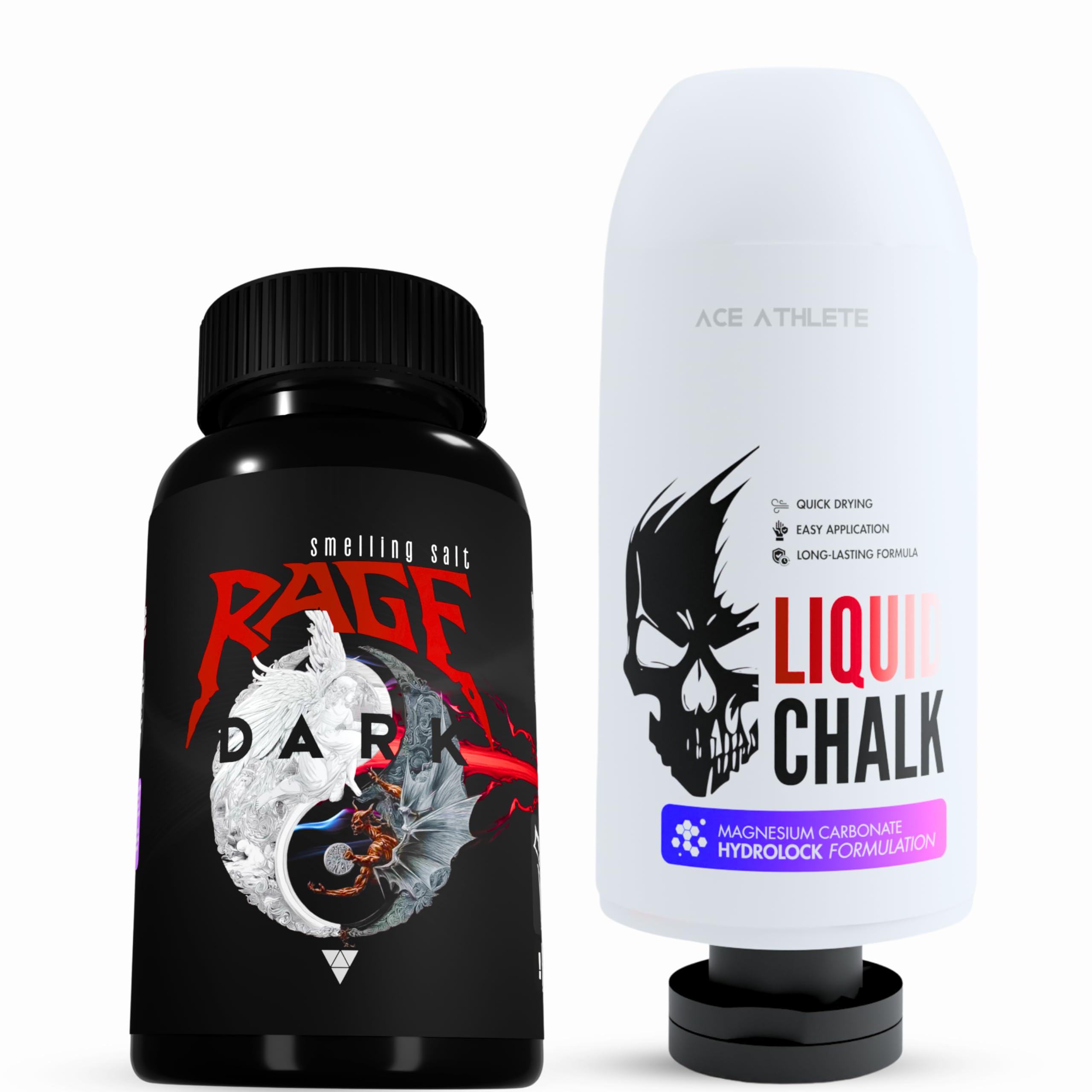 POWERLIFTING RAGE Ammonia Smelling Salt + Liquid Chalk 250ML