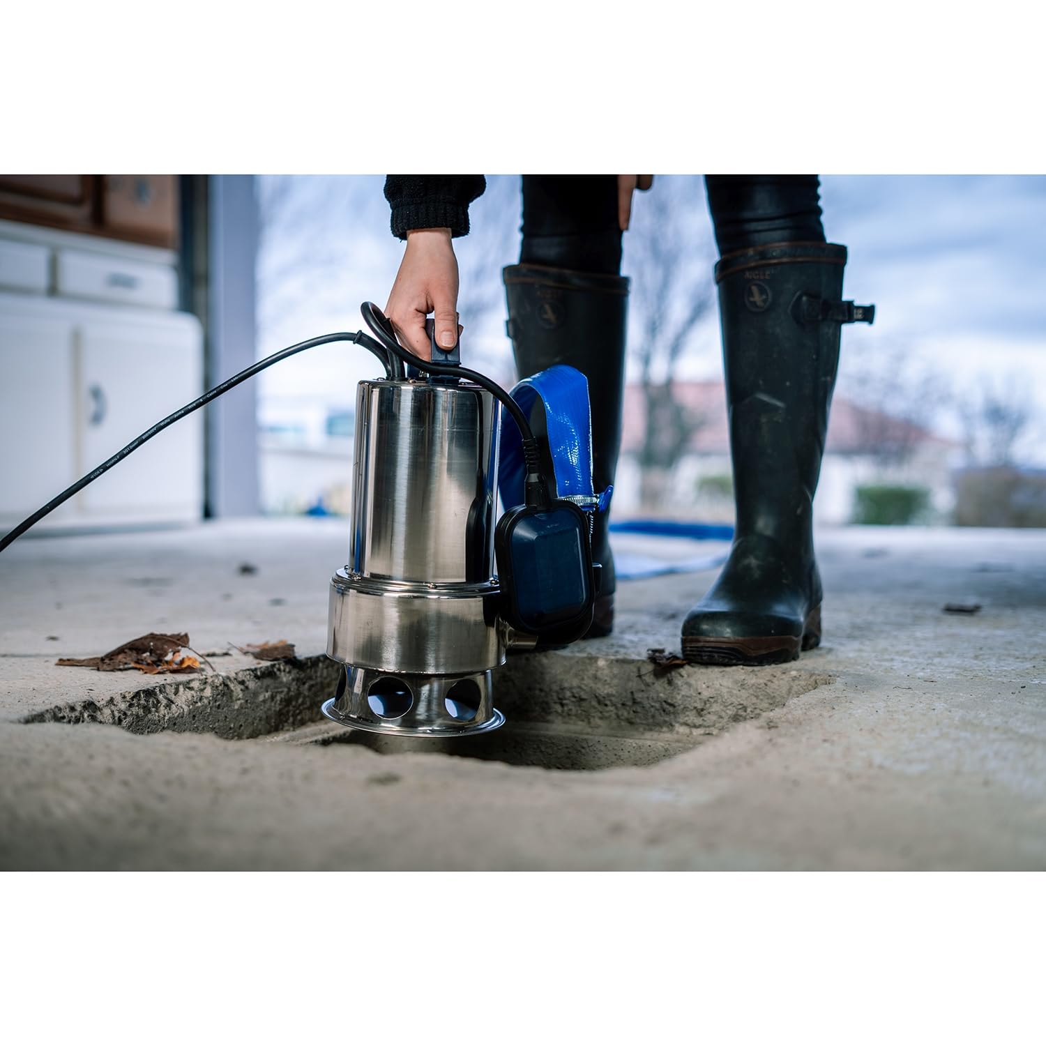 SPIDO - Pompe d’Évacuation Eaux Chargées Spid’O Classic ECC 190 - Automatique avec Flotteur à Bille