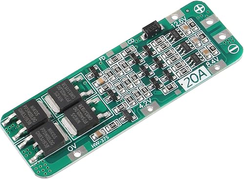 Miniatura 4 de 5 unids 3S 20A Li-ion Batería de litio 18650 Cargador PCB BMS Tablero de Protección 12.6V Módulo