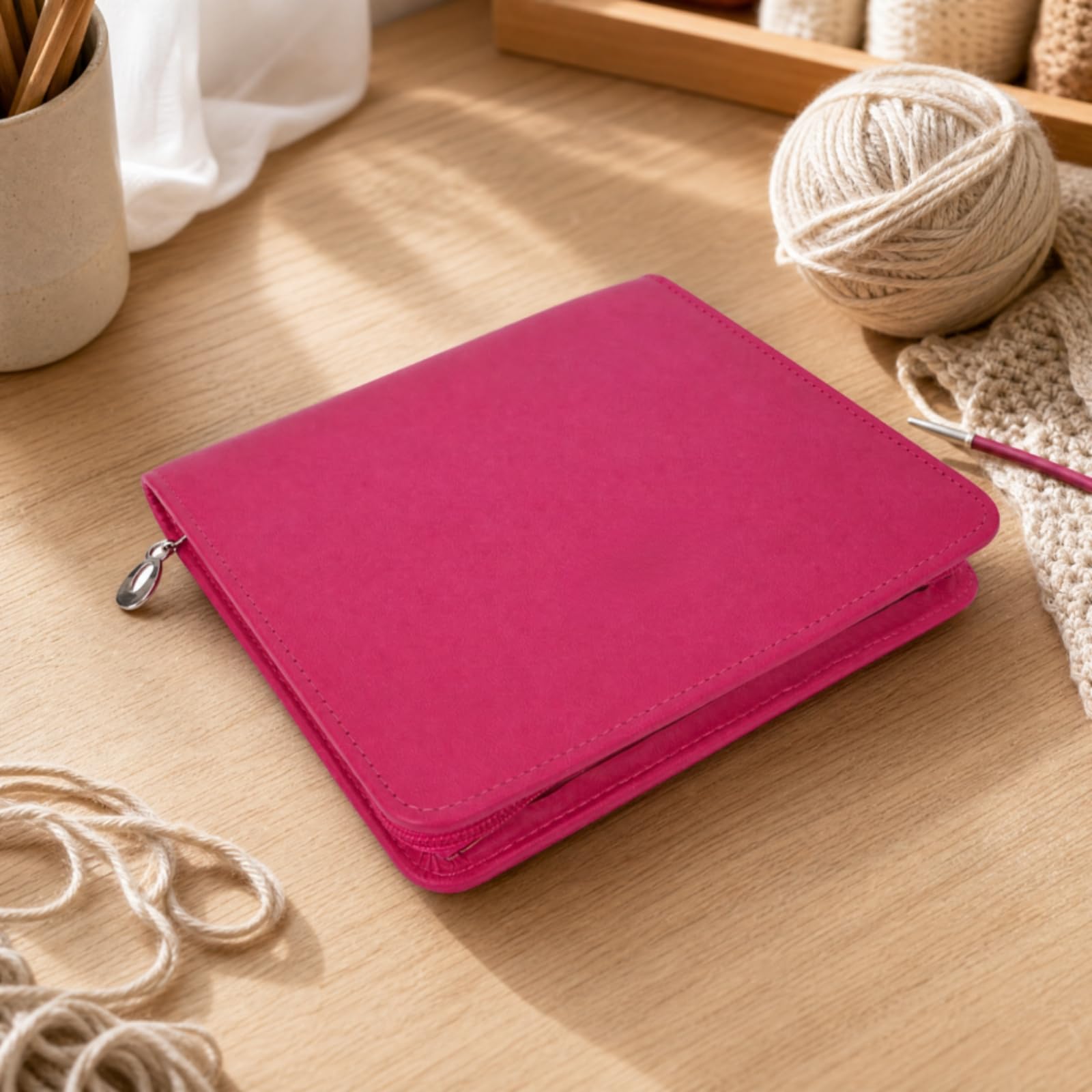 RadianceBiz 9 Piè til Tricot Détachable Aiguilles à Tricoter à Tige Carrée Étui Rangement Portable pr Tricoteurs, Tricoteurs du Textile