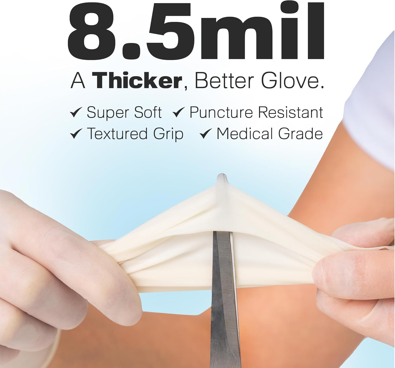 Raxwell Disposable Latex Gloves - Heat-Resistant Cooking Gloves - Puncture-Resistant Cleaning Guard - Powder-Free Medical Use