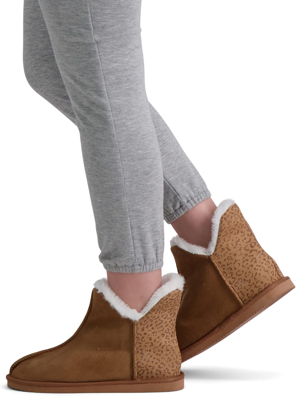 Jessica Simpson womens Plush Microsuede Bootie Slipper