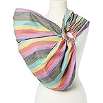 Hip Baby Wrap Ring Sling Baby Carrier for Infants and Toddlers - Beautiful, 100% Soft Cotton Baby Wraps Carrier for Babies 8-35 lbs - Perfect Baby Shower Gifts Moms and Dads - Nursing Cover (Reef)