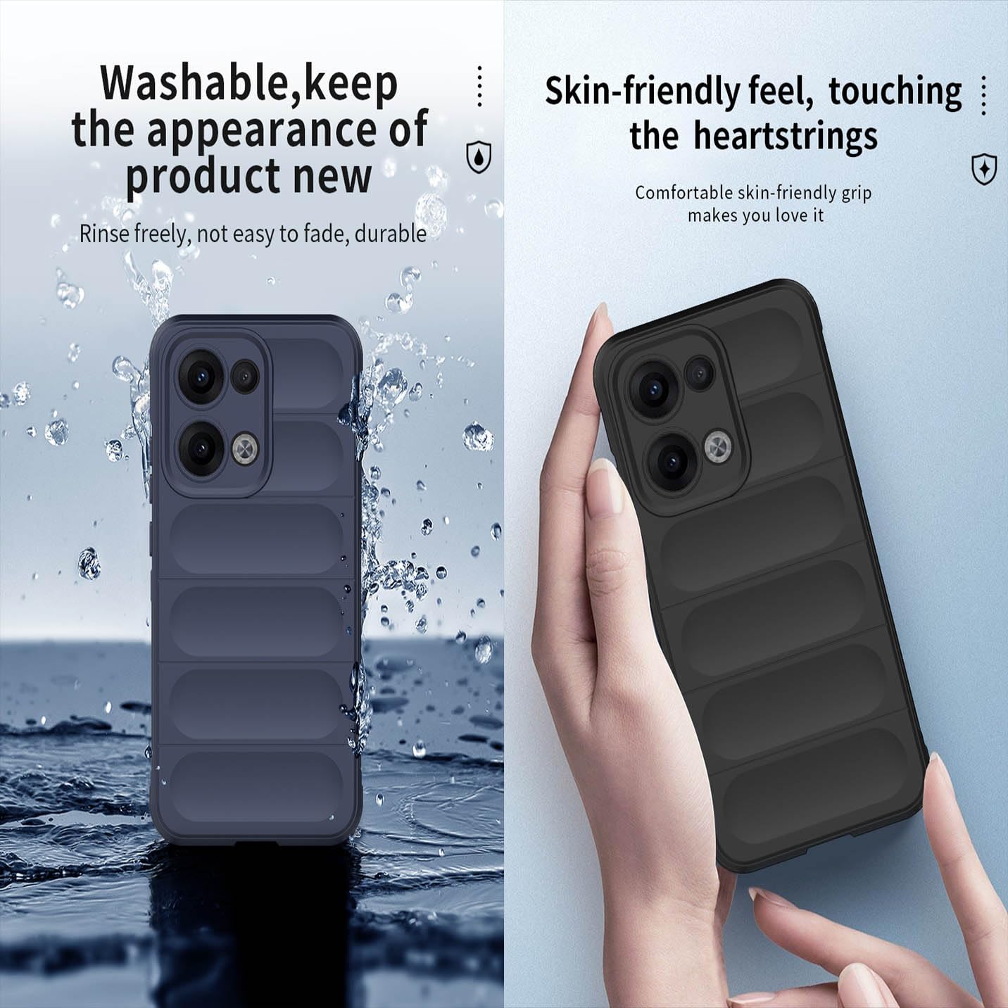 EASSGU Case For OPPO Reno13 Pro 5G / OPPO Reno 13 Pro 5G (6.83" Inches), Soft TPU Silicone Case - Matcha Green - View #3