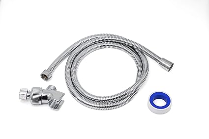 Showertopia Handheld Showerhead Part Set Arm Mount, Hose, Teflon Tape
