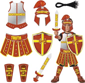 15 Sets of Armor of God Costume Crafts for Kids
