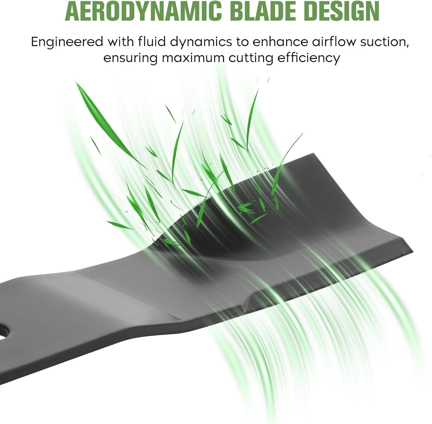 Lawn Mower High-Lift Blades Replace for Lesco 050227 12111-01 Ransomes 112111-01 Bobat Leo Plus FastCat ProCat CRZ XRZ 03239 112111-01 2722543-01 32061 32061A 48 inch Decks 3 Pack