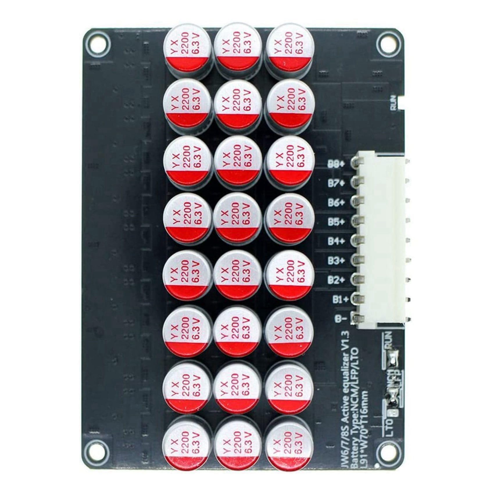 3X 8S Equalizzatore Equalizzatore Lifepo4 Lipo LTO Batteria Equalizzazione Condensatore Board