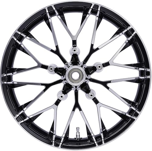 Miniatura 7 de TCT-MOTORPARTS Llanta delantera de 19 pulgadas para Harley Touring Road Glide Road King Street Glide Road King Glide Road King Glide Limited modelos