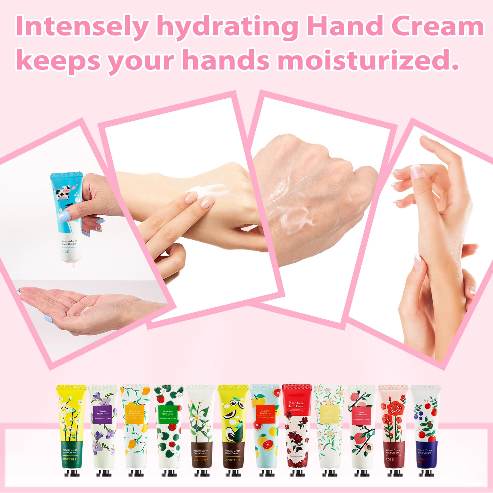 Crema mani da donna (120 pezzi), lozione per le mani sfuse (formato da viaggio) per mani secche e screpolate, crema idratante per la cura delle mani, mini lozione per le mani con