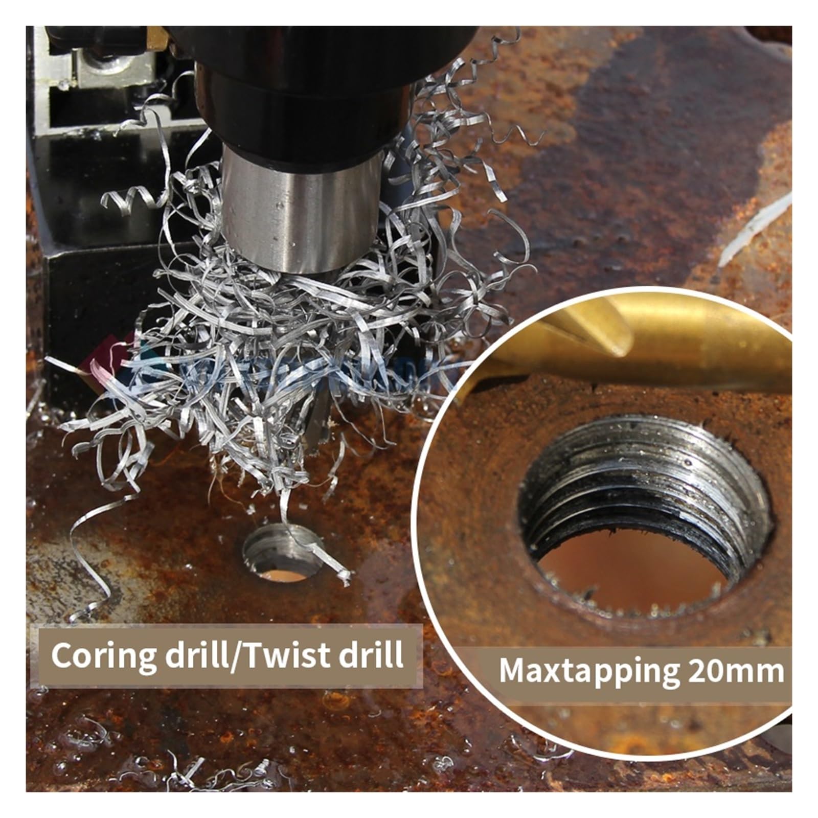 Trapano magnetico da banco elettromagnetico, 800 W, velocità continua 0-650 giri/min, per uso professionale e fai da te, potente strumento per trapano a corona