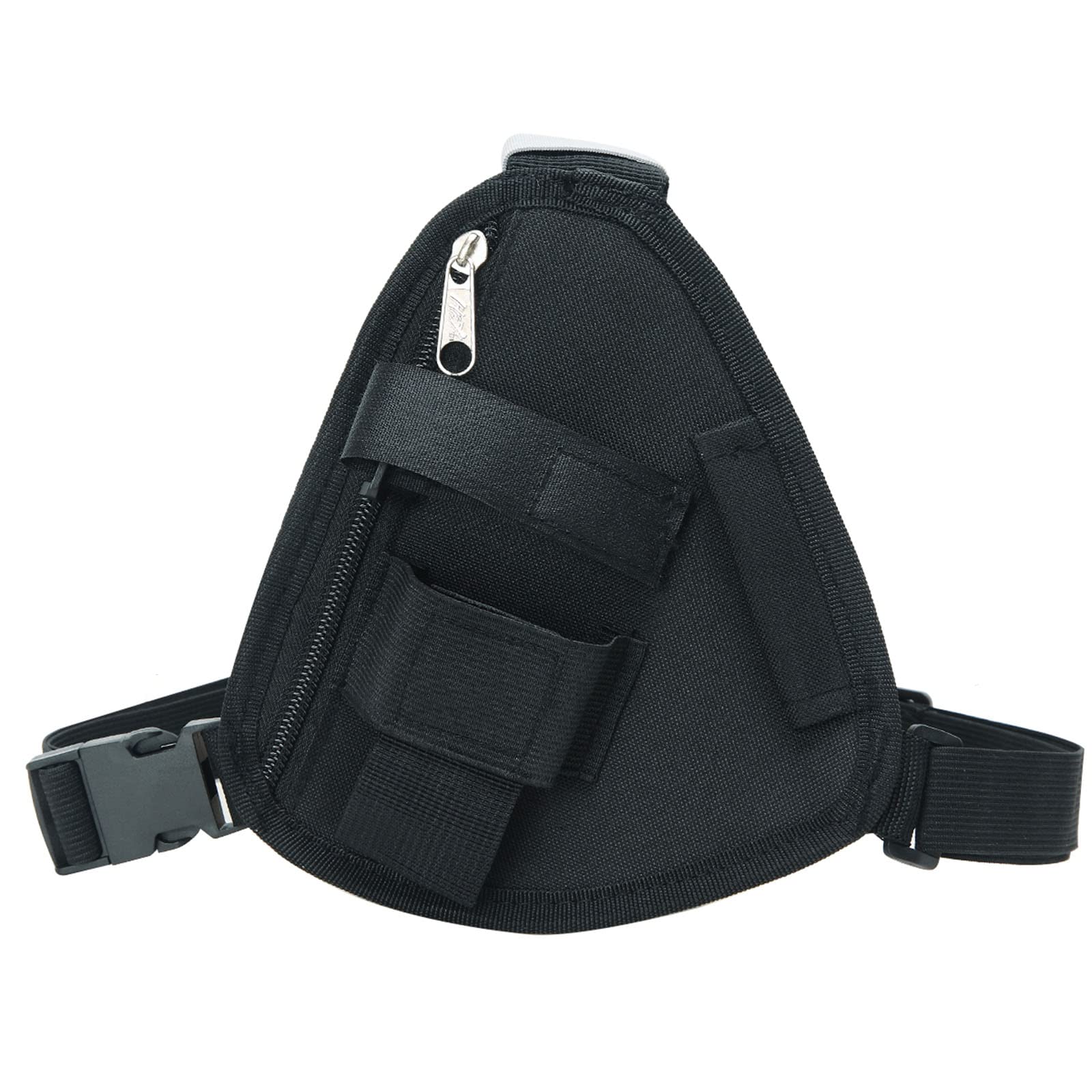 QMQJIA Shoulder Chest Front Pack Pouch Adjustable Harness for UV5R UV82 Walkie-Talkie Chest Holder-Holster Vest-Rig walkie-Talkie for Adults Women Men
