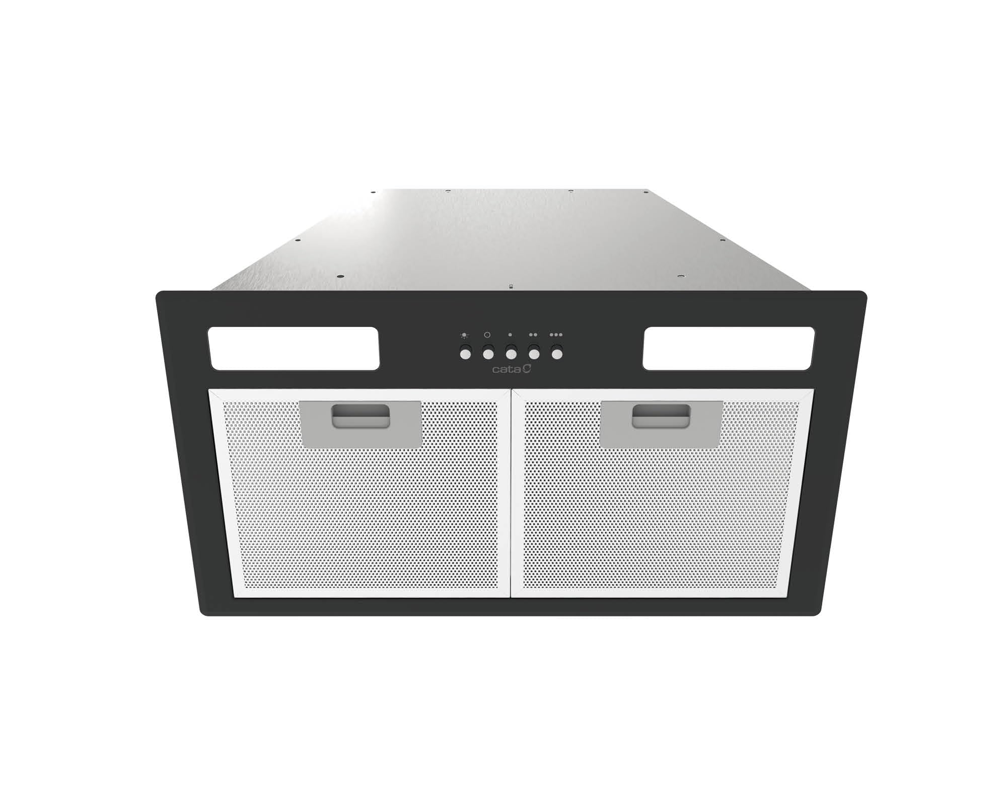 Cata Okap kuchenny GT Plus 45 BK mechaniczny panel sterowania 3 poziomy wysuwania system łatwy montaż bardzo cichy silnik moc 206 W szerokość 49,2 kolor czarny