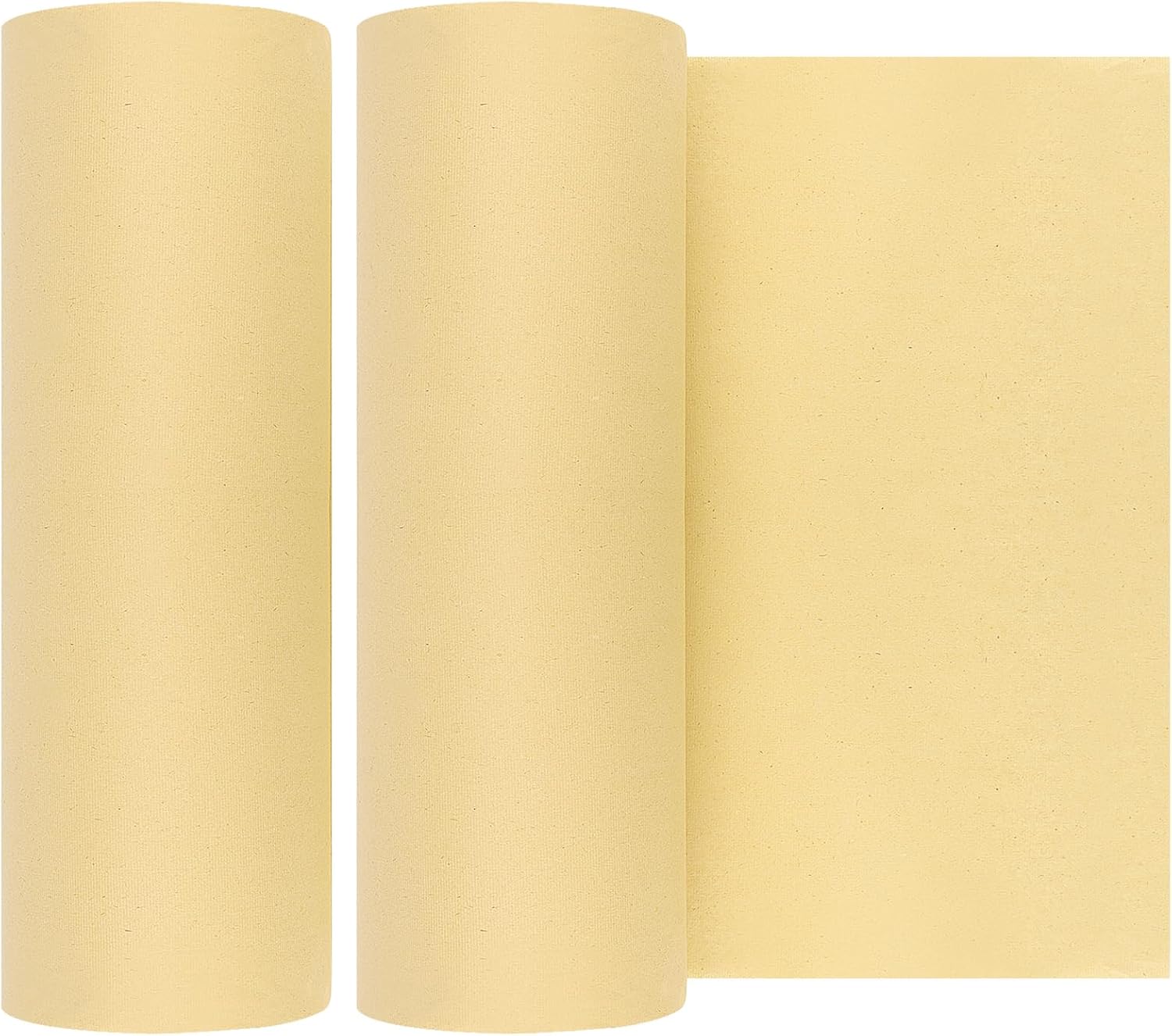 SHEUTSAN 2PCS Chinese Calligraphy Paper Roll, 15.7 Inch x 328ft Xuan Paper Roll, Sumi Rice Paper Roll, Bamboo Writing Paper Roll for Drawing