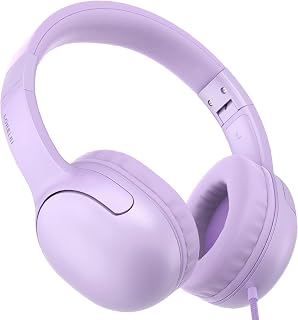 LORELEI E5 Wired Headphones (Purple)
