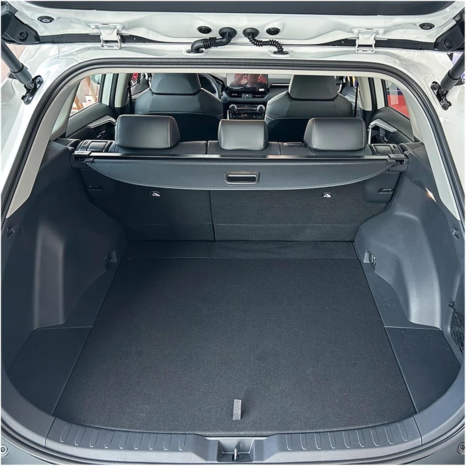 Compatible with Toyota RAV4 XA60 2026 Security Privacy Cover Retractable Trunk Cargo Luggage Sunshade Curtain Car Supplies Cargo Blocks(Canvas)