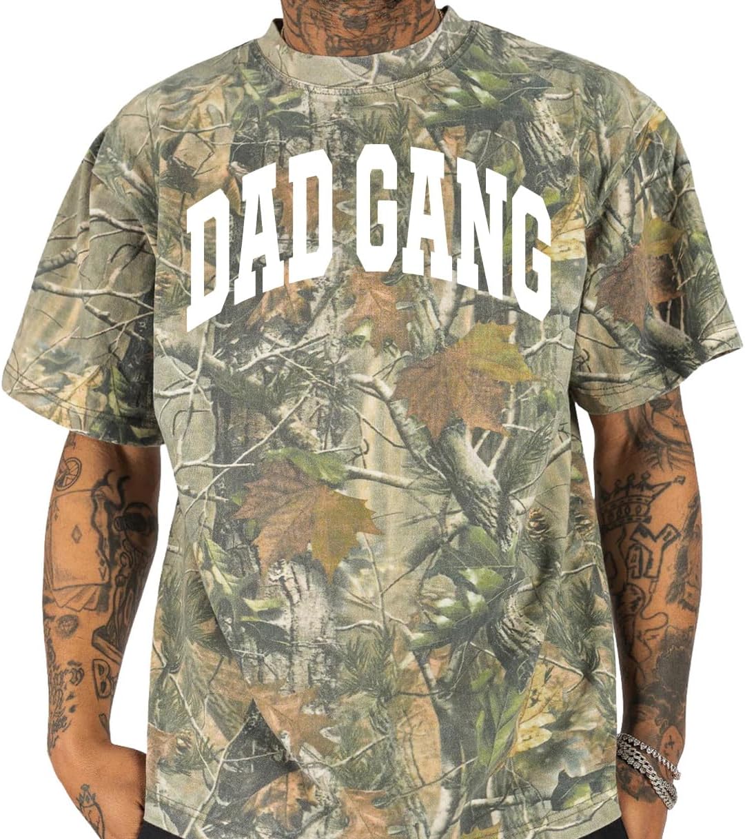 BROTHER TRUCKERS Dad Gang Tree Camo T-Shirt