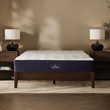 DreamCloud Hybrid Super King Mattress 25 cm - Medium-Firm Memory Foam - Reinforced Edge Pocket Springs - Quilted Top - 365 Night Trial - Forever