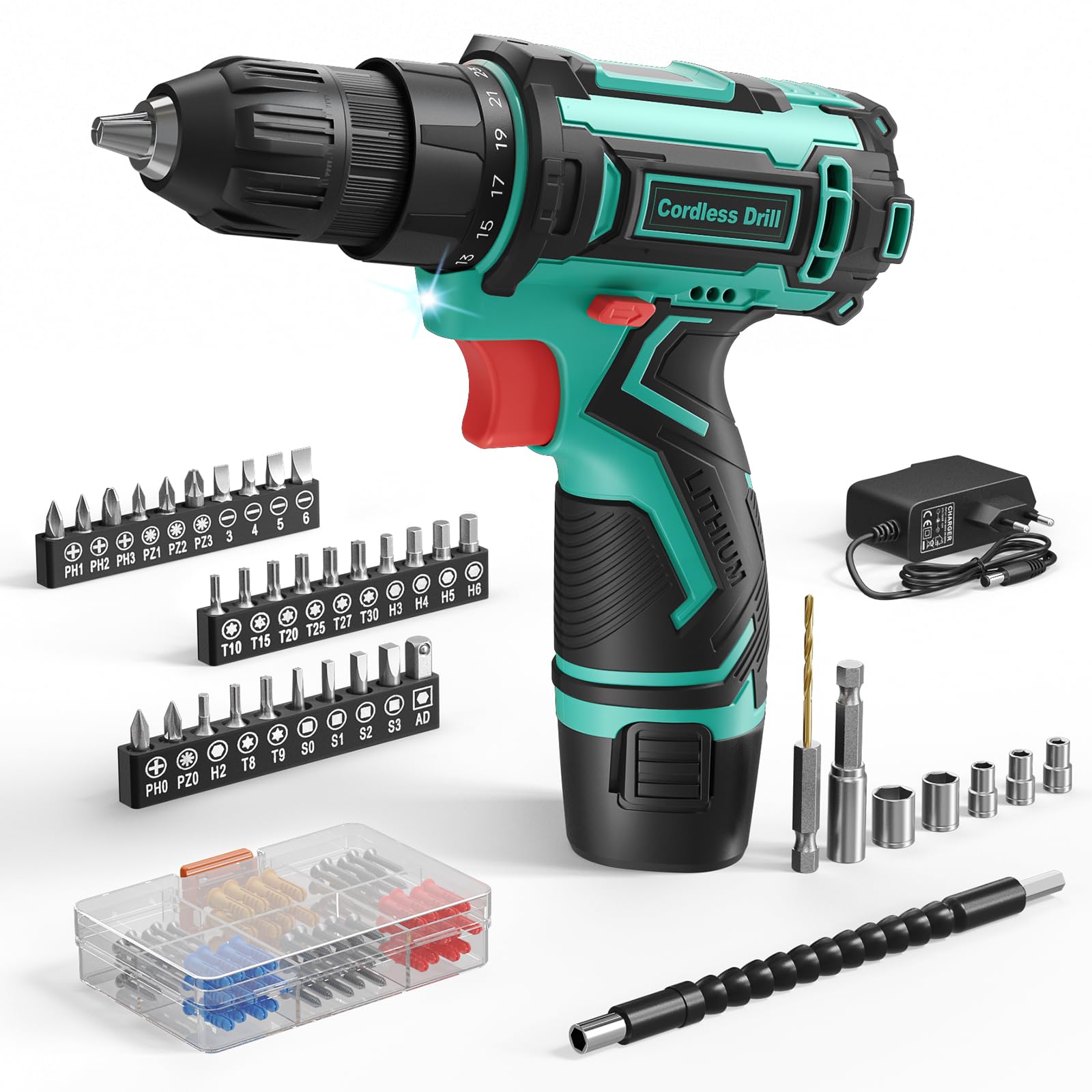 12V Visseuse Devisseuse Sans Fil
