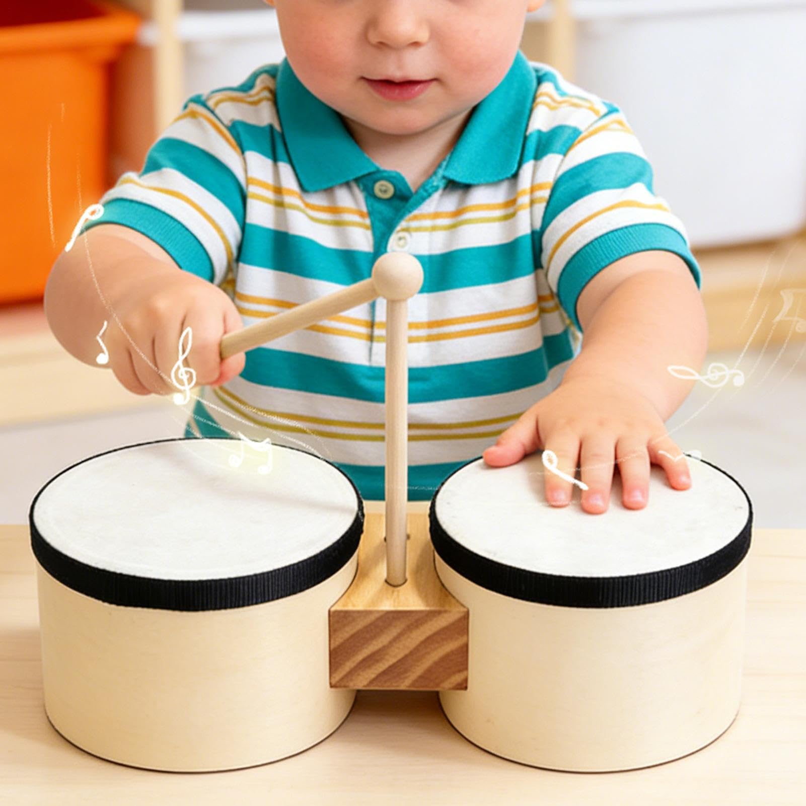 Tambor musical para niños Instrumento De Percusión Realista