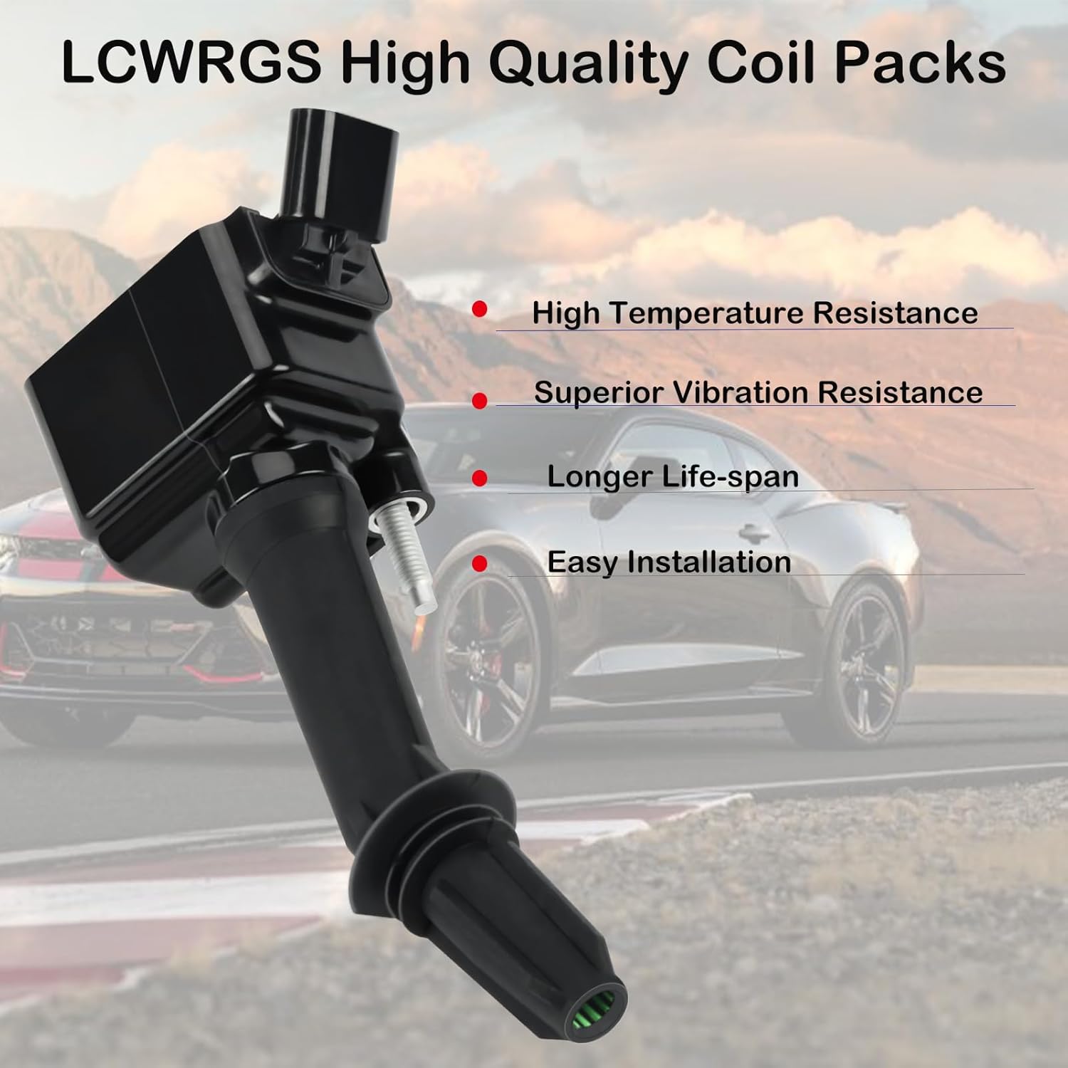 set of 4 ignition coil pack and spark plugs fits for 2016 2017 2018 2019 chevy cruze equinox malibu volt gmc buick encore terrain 1.4 1.5 l4 coils spark plugs replaces uf802 91970