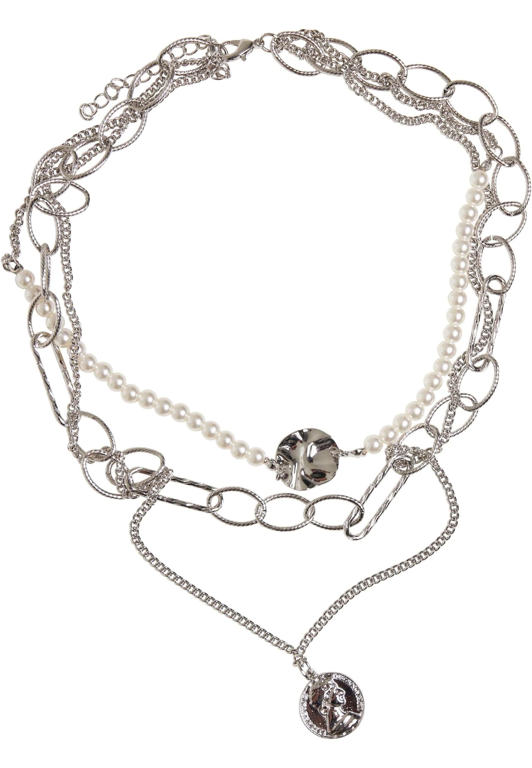 Urban Classics Unisex Ocean Layering Necklace, misura unica, Metallo