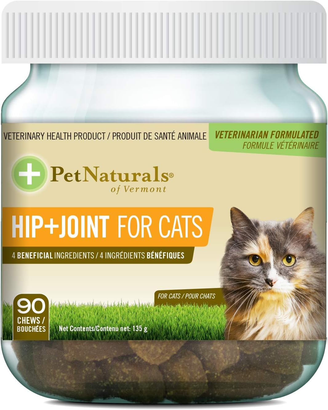 Pet Naturals, Hip + Joint for Cats, Joint Health Supplement, Natural