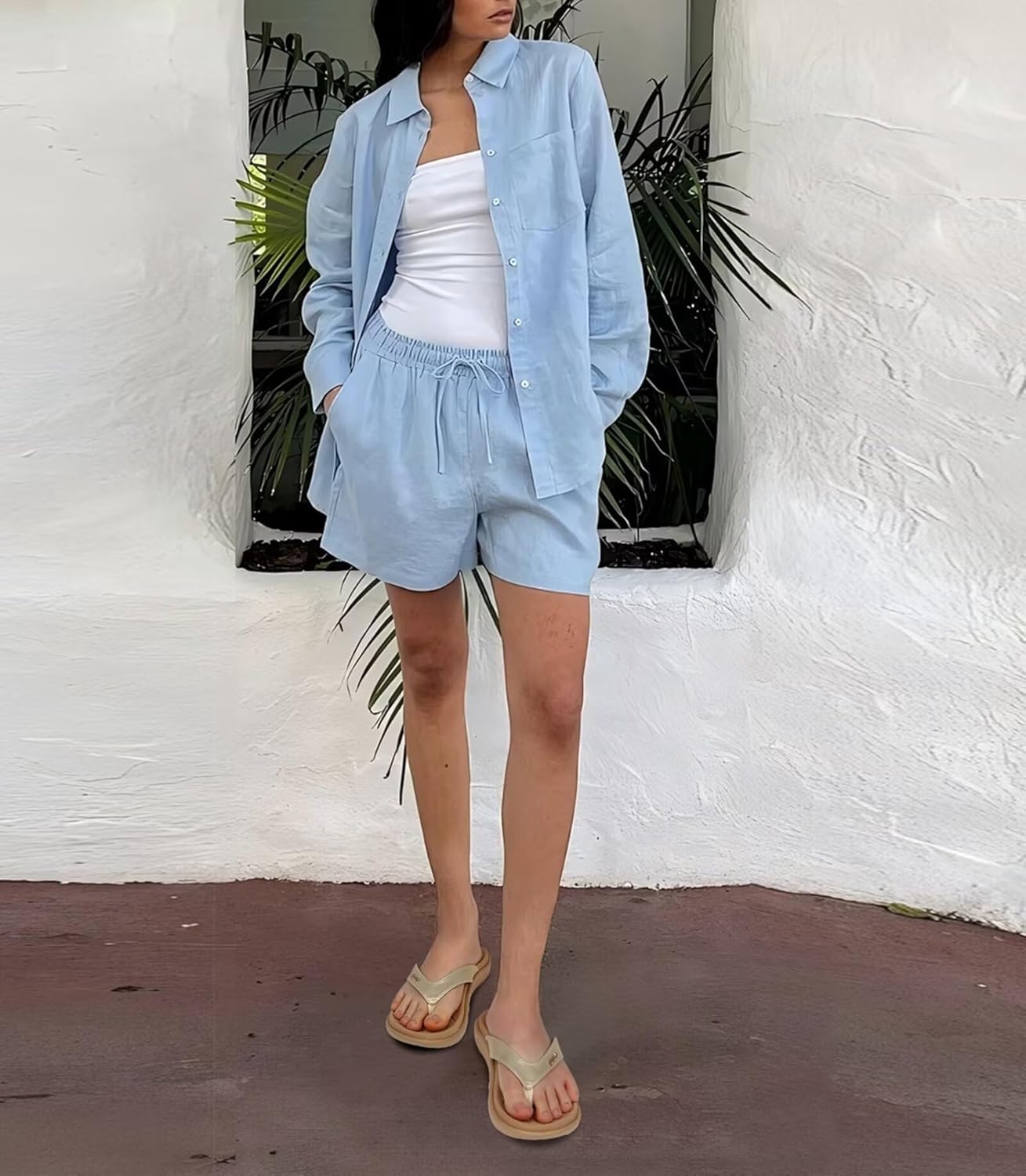 jiajiale Womens Fashion Orthotic Flip Flops Ladies Slip On Lightweight Comfortable Thick Cushion Yoga Mat Thong Sandals With Plantar Fasciitis Arch Support - Image 2