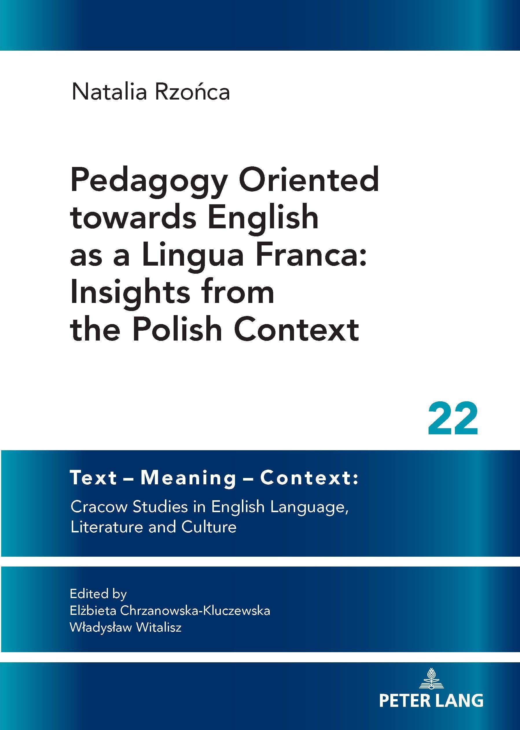 Pedagogy Oriented towards English as a Lingua Franca by Natal... - 9783631937006