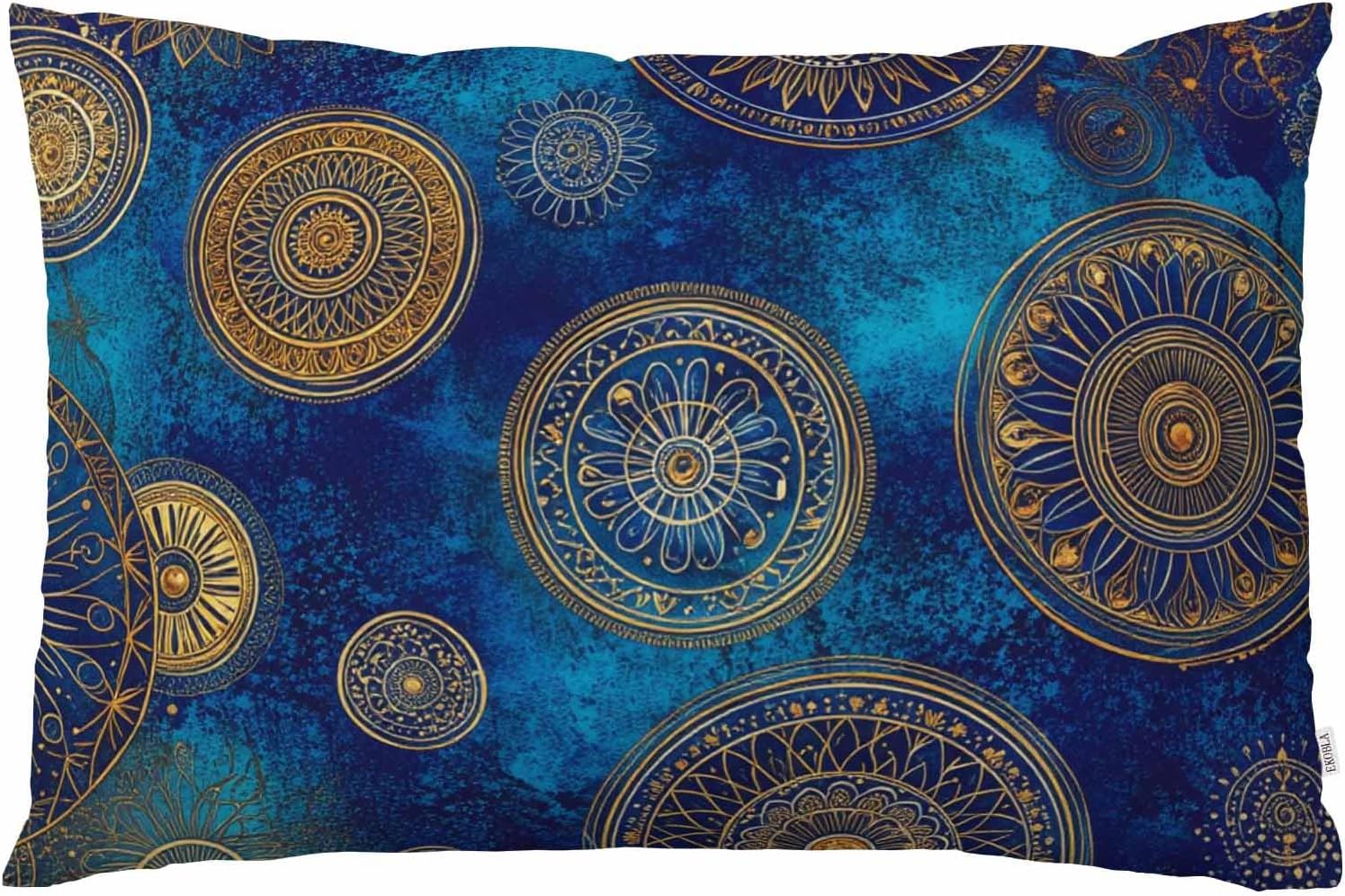 EKOBLA Under Sea Fish Sharks Pillowcases Pillows Covers Cases Bedroom Decor Decoration Rectangle Two Sides Printed 20x30 Inch Hotel,Cafe,Car,Sofa Throw Pillow Case Cushion Cover image 3